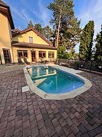 Accommodation in Resort Štilec - relaxation part - outdoor swimming pool